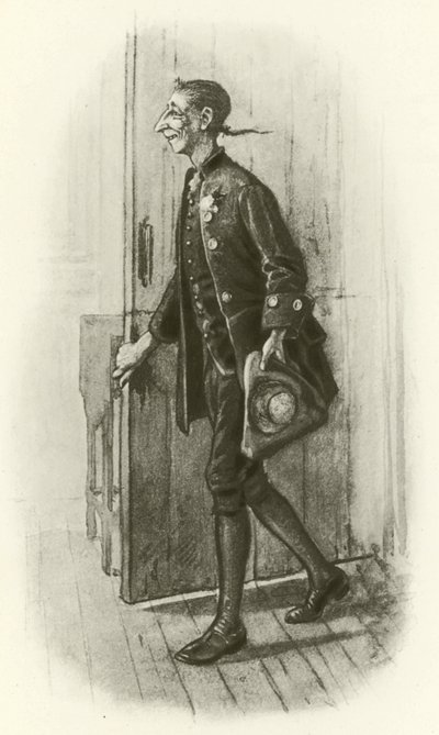 Ichabod Crane (Gravur) von Edwin Austin Abbey
