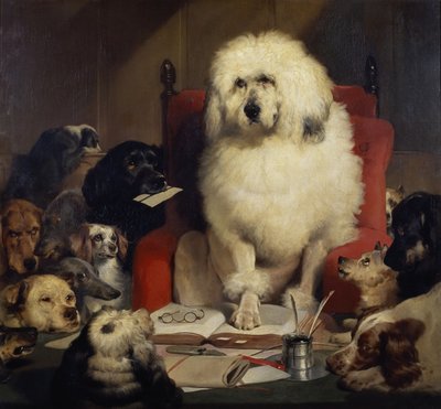 Gerichtsverhandlung oder Gesetzgebung, ca. 1840 von Edwin Landseer