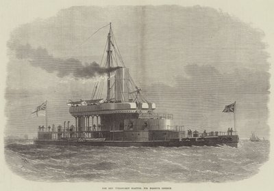 Das neue Turmschiff Glatton zur Hafenverteidigung von Edwin Weedon