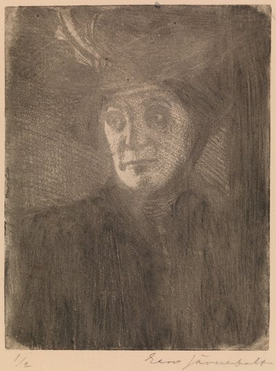 Porträt der Frau des Künstlers von Eero Järnefelt