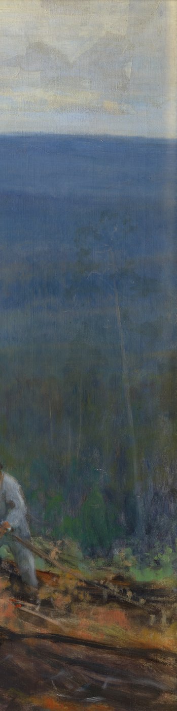 Unter dem Joch (Das Buschwerk brennend) von Eero Järnefelt