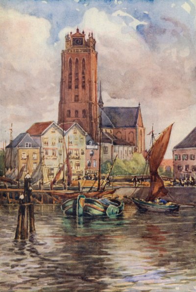 Der Rhein: Die Groote Kerk, Dordrecht von Effie Jardine