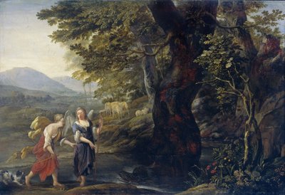 Tobias und der Engel von Eglon Hendrick van der Neer