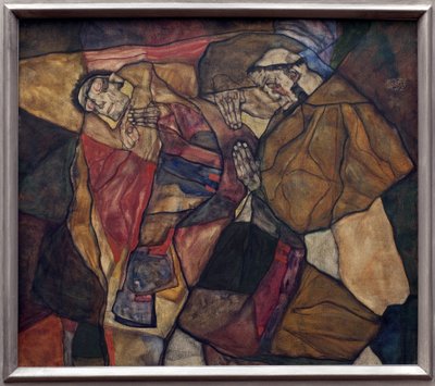 Agonie (1912) von Egon Schiele