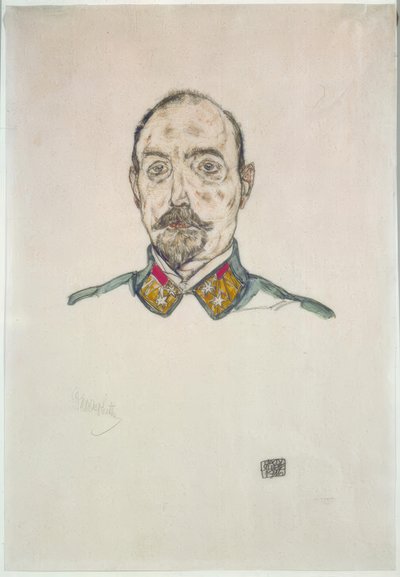 Österreichischer Offizier von Egon Schiele