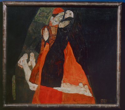 Kardinal und Nonne von Egon Schiele