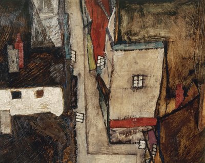 Krumau an der Moldau von Egon Schiele