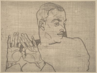 Porträt von Arthur Roessler von Egon Schiele