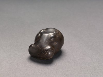 Gewicht in Form eines Nilpferdkopfes, ca. 1540-1296 v. Chr. von Egyptian 18th Dynasty