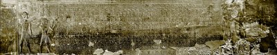 Ägyptische Antiquität: Liste der Könige von Abydos. Tempel von Sethi I von Egyptian 19th Dynasty
