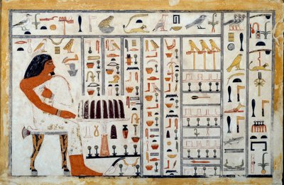 Ägyptische Antiquität: Kalksteinstelen von Prinz Oupemnefret von Egyptian 4th Dynasty