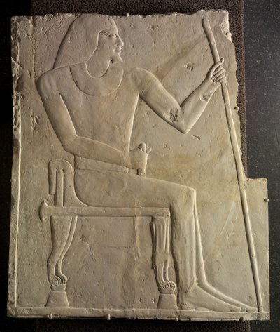 Relief des sitzenden Nyankhnesut, aus Saqqara, ca. 2311-2281 v. Chr. von Egyptian 6th Dynasty