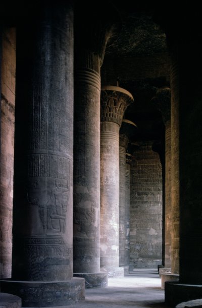 Hypostylhalle des Tempels von Chnum von Egyptian Ptolemaic Period