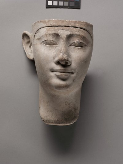 Votivkopf eines Königs, 305-246 v. Chr. von Egyptian Ptolemaic Period