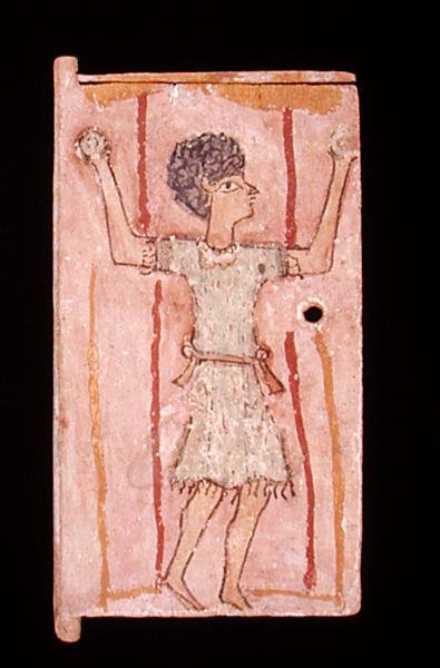 Junge beim Jonglieren, Tür von einem Schrank von Egyptian School