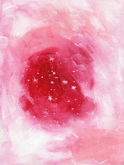 Kosmisches Herzleuchten von Ejaaz Haniff
