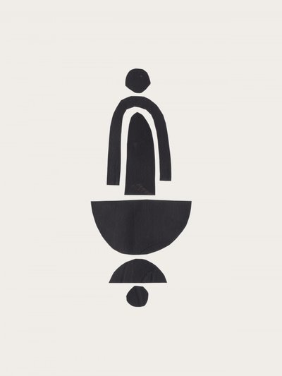 Minimale Schwarze Komposition von Ejaaz Haniff
