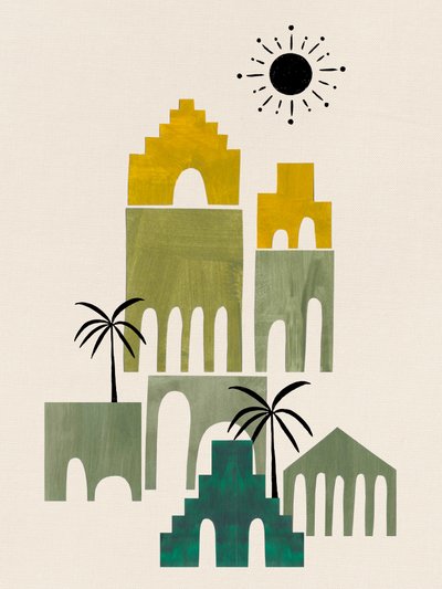 Sonnige Wüstenarchitektur von Ejaaz Haniff