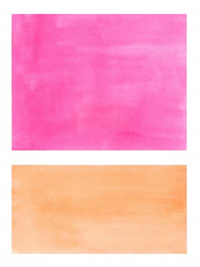 Lebhafte Pink-Orange Blöcke von Ejaaz Haniff