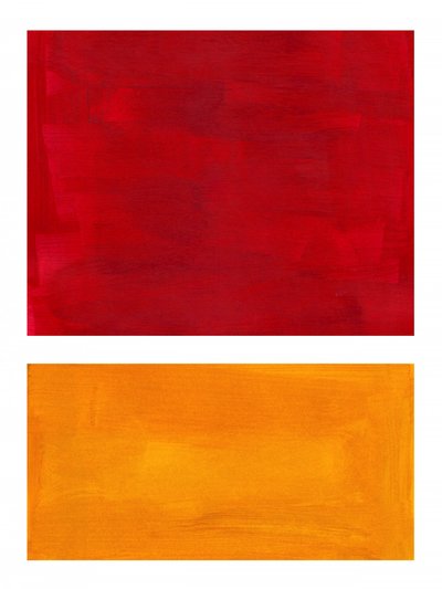 Lebhafte Rot-Orange-Texturen von Ejaaz Haniff