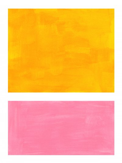 Lebhafte Gelb-Pink Striche von Ejaaz Haniff