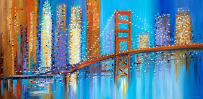 San Francisco Stadtlichter von Ekaterina Ermilkina