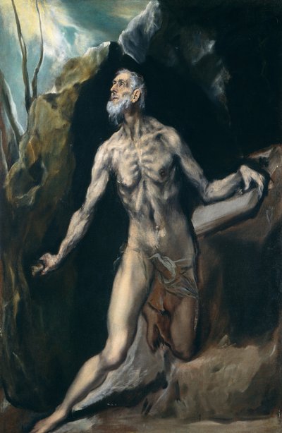 Heiliger Hieronymus, um 1610-1614 von El (1541-1614) Greco