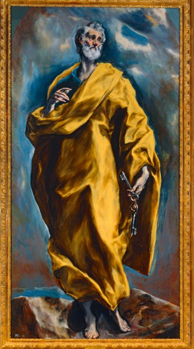 Heiliger Petrus von El (1541-1614) Greco