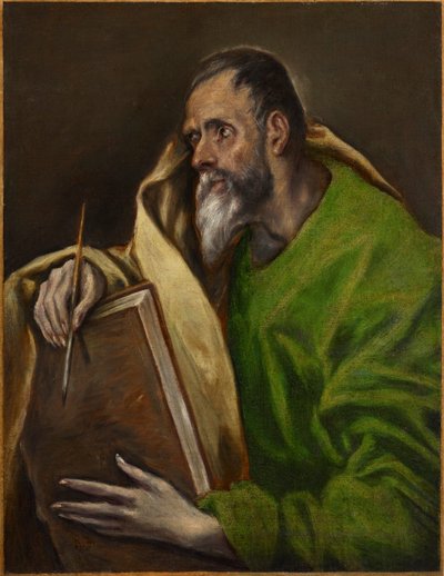 Der heilige Lukas von El Greco