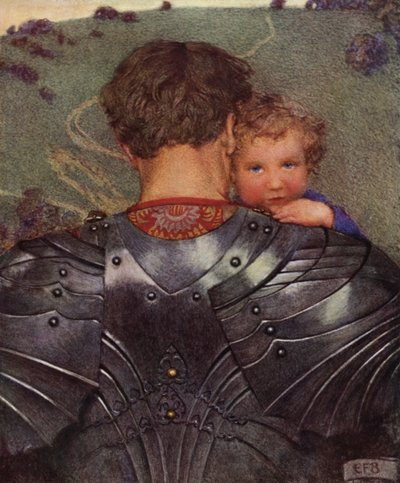 Obwohl ein Löwe auf dem Feld, Wirst du ihn als Lamm finden von Eleanor Fortescue Brickdale