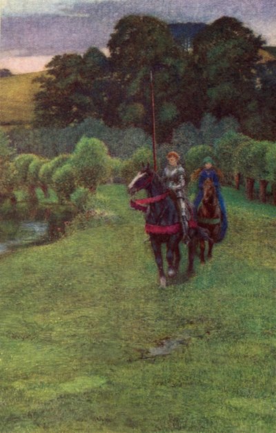 Enid sie ritten so langsam und sie sahen so blass aus von Eleanor Fortescue Brickdale
