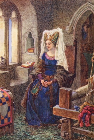 Illustration für Die Versammlung von Bruder Hilarius von Michael Fairless von Eleanor Fortescue Brickdale