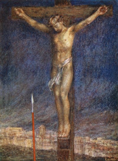 Der Triumph des Königs, "Es ist vollbracht" von Eleanor Fortescue Brickdale