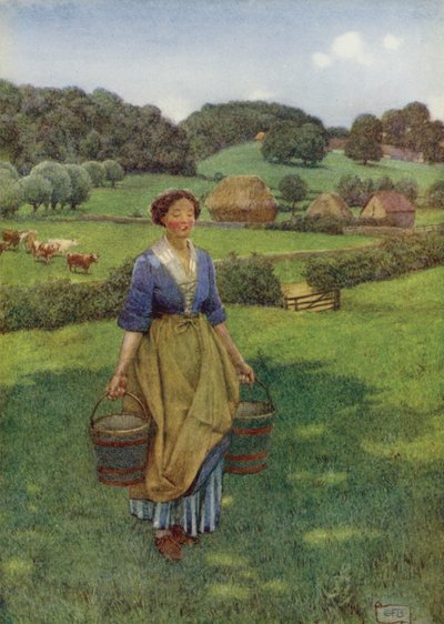Deren Braun eine schönere Anmut hat Als jedes gemalte Gesicht, das ich kenne, das der Hyde Park zeigen kann von Eleanor Fortescue Brickdale