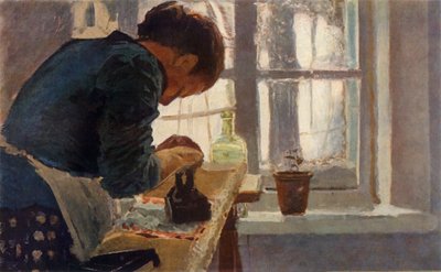 Die Wäscherin, spätes 19. Jahrhundert, 1965 von Elena Dmitrievna Polenova