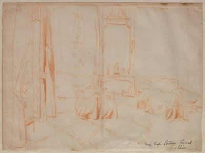 Hans Excellence Graf Creutzes (?) Salon in Paris von Elias Martin