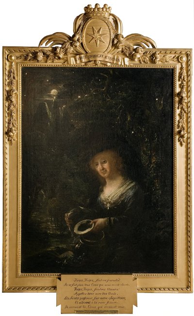 Maria Gyllenstierna von Lundholm (1716-1783), Baronin, verheiratet mit dem Ratsherrn Baron Esbjörn Kristian Reuterholm von Elias Martin