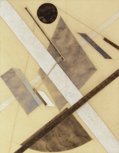 Proun: Pfad der Energie und dynamische Ströme, ca. 1920 von Eliezer Markowich Lissitzky