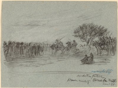 Nilreise, Esneh, Ägypten von Elihu Vedder