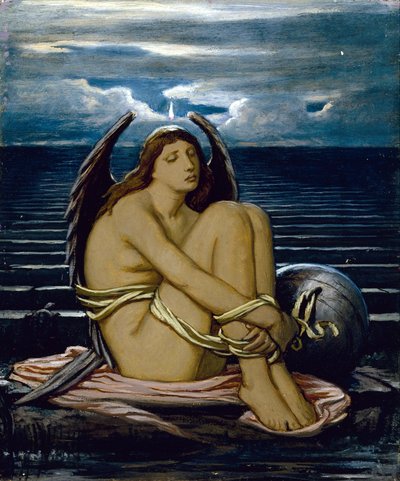 Seele in Fesseln von Elihu Vedder