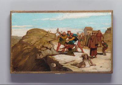 Die Fabel vom Müller, seinem Sohn und dem Esel Nr. 7 von Elihu Vedder