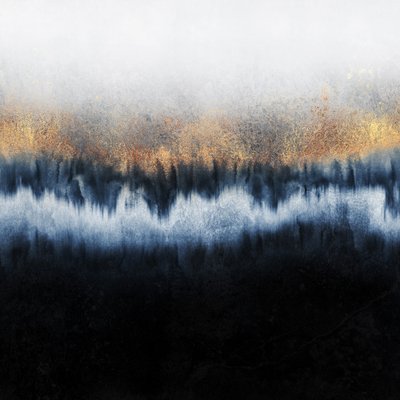 Goldener Indigo Fluss von Elisabeth Fredriksson
