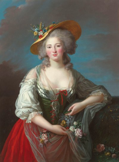 Elisabeth-Philippe-Marie-Hélène de France, genannt Madame Elisabeth von Élisabeth Louise Vigée Le Brun