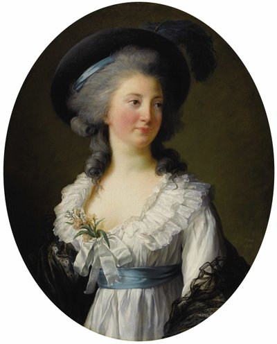 Porträt von Madame de Moreton, Gräfin von Chabrillan, fälschlicherweise mit Izabela Czartoryska identifiziert von Élisabeth Louise Vigée Le Brun