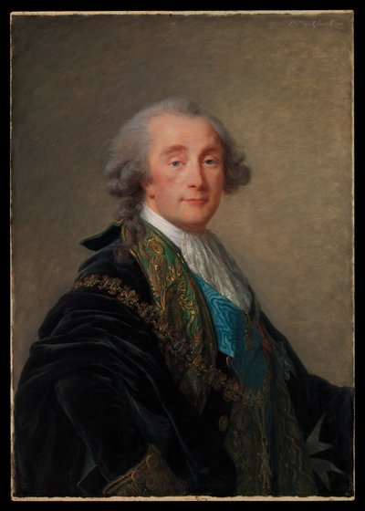 Alexandre Charles Emmanuel de Crussol-Florensac (1743-1815) von Elisabeth Louise Vigee Lebrun