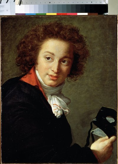 Porträt des Grafen Grigory Chernyshov mit Maske von Elisabeth Louise Vigee Lebrun