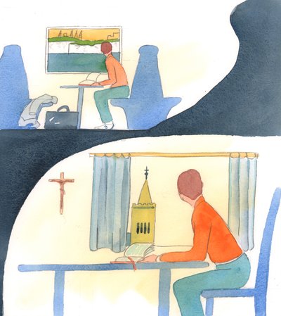 Eine Person, die ein neues Land annimmt und liebt, findet alles heraus, was sie kann, studiert seine Geschichte, reist zu schönen Orten und verteidigt es gegenüber anderen, 2005 von Elizabeth Wang