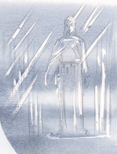 Christus ist hinter zwei Schleiern verborgen von Elizabeth Wang