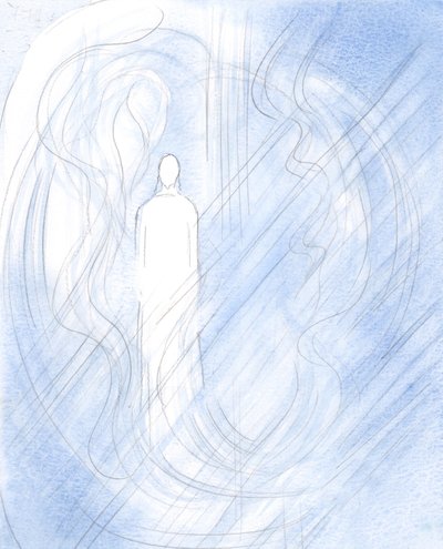 Christus, unser Gott, ist jetzt in seiner Reinheit und Macht im Himmel von Elizabeth Wang
