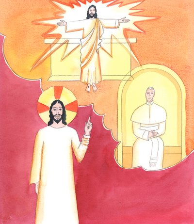 Christus sieht, wie schwierig es sein kann, gute Katechese für einen Suchenden zu finden, zu einer Zeit, in der viele Abweichler in der Kirche ihre eigenen Versionen des katholischen Glaubens anbieten von Elizabeth Wang